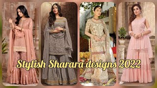 🌺 Beautiful Sharara Dress Designs in 2022🌺 Stylish embroided Sharara Suit 🌺 Garara Designs💖Partywear