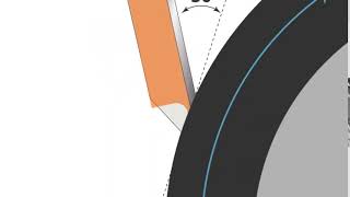 Doctor Blade Contact Area Comparison TruPoint Orange Steel Traditional Plastic hd
