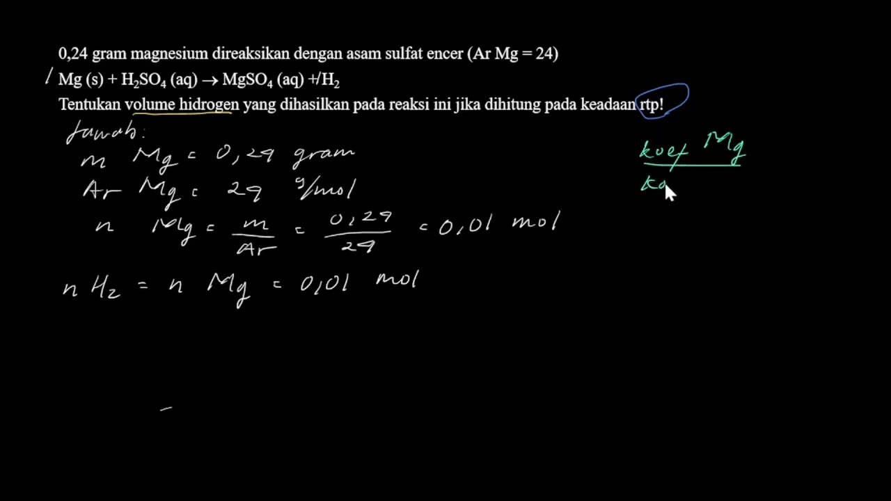 Mol Dan Volume Gas (Pada Keadaan RTP) - YouTube