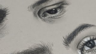 #shorts 사실적인 눈 그리기 Drawing realistic eyes