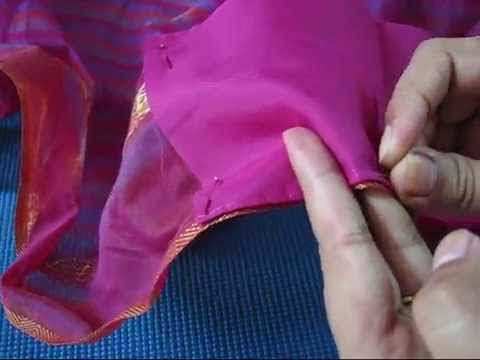 How To Stitch Saree Fall How To Stitch Saree Fall