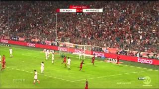 Robert Lewandowski  GOAl - Bayern Munich VS Real Madrid Audi Cup 2015 HD 1-0