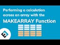 Filling a grid of LAMBDA functions with MAKEARRAY in Excel | Everyday Office