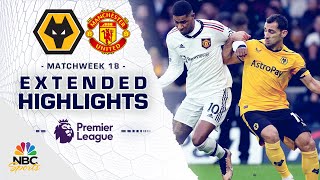 Wolves v. Manchester United | PREMIER LEAGUE HIGHLIGHTS | 12/31/2022 | NBC Sports