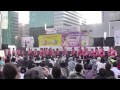 2015年　ＹＯＳＡＫＯＩソーラン祭り　南口会場 hirodai焔舞陣　心歌