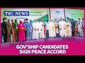 Candidates Of Political Parties In Ondo State Sign Peace Accord