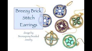 Breezy Brick Stitch Earrings