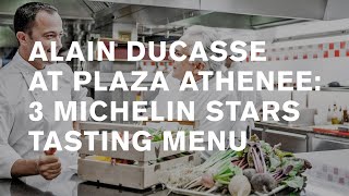 3 Michelin star restaurant: Alain Ducasse au Plaza Athénée: [tasting Menu], Paris.