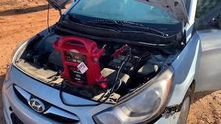 Gas Leak! Hyundai Accent startup