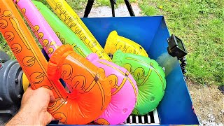 Experiment : Shredding Inflatable Saxophones