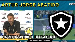 COLETIVA DE ARTUR JORGE TÉCNICO DO BOTAFOGO APÓS ELIMINAÇÃO PARA O PACHUCA \