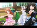 デレステ　mv【3dリッチ】　ステップ u0026スキップ（アニバ蘭子・アニバ菜々・アニバ文香）