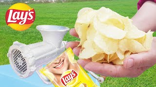EXPERIMENT: LAYS CIPS VS MEAT GRINDER