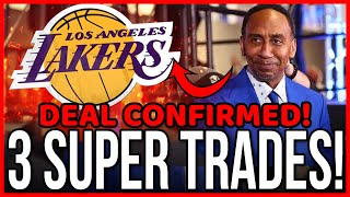 BIG ANNOUNCEMENT! 3 TRADES FOR THE LAKERS! TODAY’S LAKERS NEWS