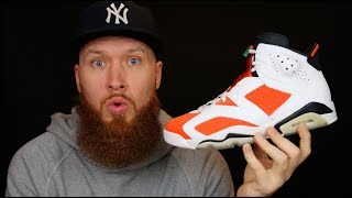 EARLY LOOK: AIR JORDAN 6 GATORADE REVIEW!!!