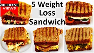 5 Weight Loss Sandwich Recipes| Fast Weight Loss Recipe In Hindi| Lose 10 kg 10 Days|Dr.Shikha Singh