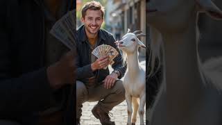 The Heartbreaking Story of a Hungry Goat: A Lesson in Kindness #shorts #animals #trending #viral #yt