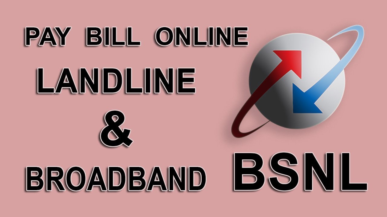 Pay BSNL Bill Online Instantly In Just A Minute | 2017 | Landline ...