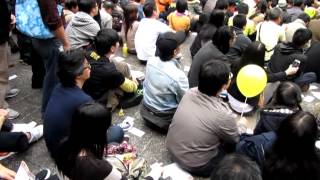 20120304 香港人網驚蟄打小人,打倒不公預算案 (全民打小狗)