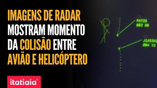 RADAR REGISTRA MOMENTO EM QUE AVIÃO E HELICÓPTERO SE CHOCAM NOS EUA, DEIXANDO PELO MENOS 19 MORTOS