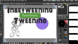 Opentoonz - Inbetweening and Tweening