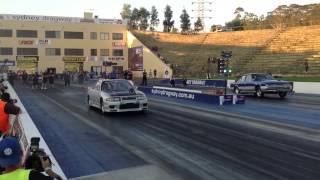 Birrong R33 runs 7.7 @ 182mph at Sydney Jamboree