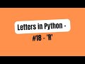 Make the letter 'R' in Turtle.