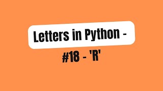 Make the letter 'R' in Turtle.