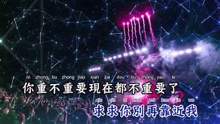 只剩半条命别再靠近我(DJ伟伟版) - 韩小欠【备有清晰版伴奏】