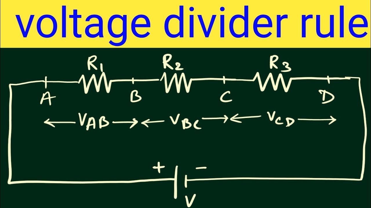 Voltage Divider Rule | Basic Electrical Engineering | Voltage Divider ...