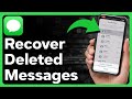 How To Recover Deleted Messages On iPhone
