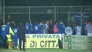 Pontedera - Pescara 2-1 Auteri chiamato dai tifosi