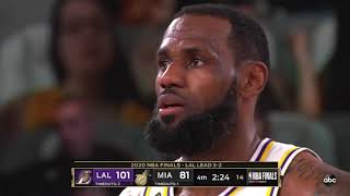 Last Minutes Of 2020 NBA Finals | Lakers vs Heat Game 6