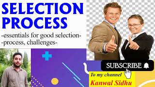 selection | HRM | human resource management | recruitment and selection | bba | mba | bcom