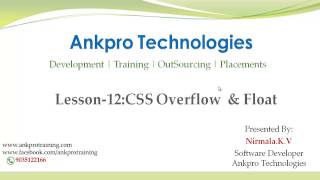 CSS Lesson 12 - CSS Overflow and Float