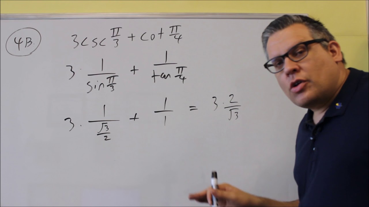 Math 127 Trigonometry Sample Test 1 4b Youtube