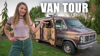 VAN TOUR | Unique DIY Van Conversion for -Time VAN LIFE off-grid