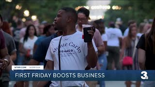 Norfolk restaurants see big boost in business following First Fridays and new liquor law