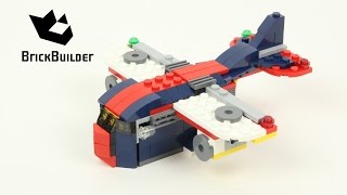 Lego Creator 31045 Cargo Plane - Lego Speed Build