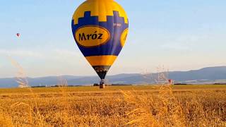 Przelot balonów (Aeropiknik Paczków 2017)