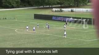 UNCA Goals vs Presbyterian