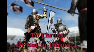 To Thrust or Not to Thrust ... why we don't Thrust \u0026 Grapple