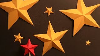 How to Make Simple Kirigami Stars ⭐