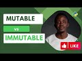 objects in python | mutable vs immutable  | #python #coding