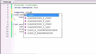 Buckys C Programming Tutorials 58 function Templates