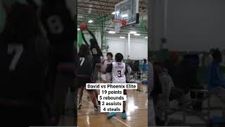 David Kouadio vs Phoenix Elite | Best 12 Year Old Basketball Player In Canada