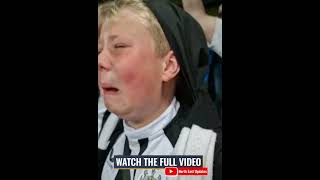 Young NUFC Fan Celebrates getting Champions League Football - Newcastle united fans react #nufc