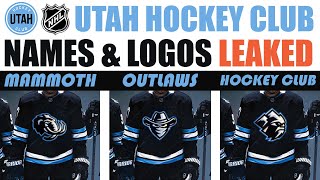 NHL Utah Hockey Club Names \u0026 Logos LEAKED!