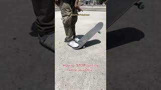 Turning while you Ollie & how to fix it #shorts #tutorials