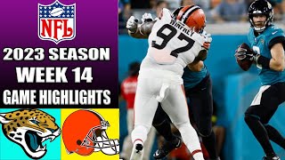 Jacksonville Jaguars vs Cleveland Browns FULL GAME 2nd QTR WEEK 14 (12/10/23) | NFL Highlights 2023